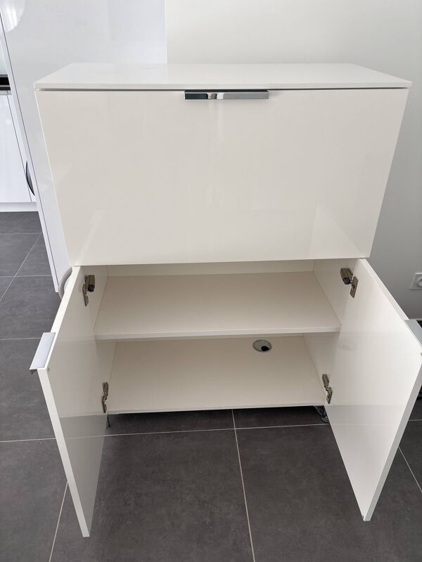 Secrétaire design ''Everywhere'' blanc laqué – Cinna