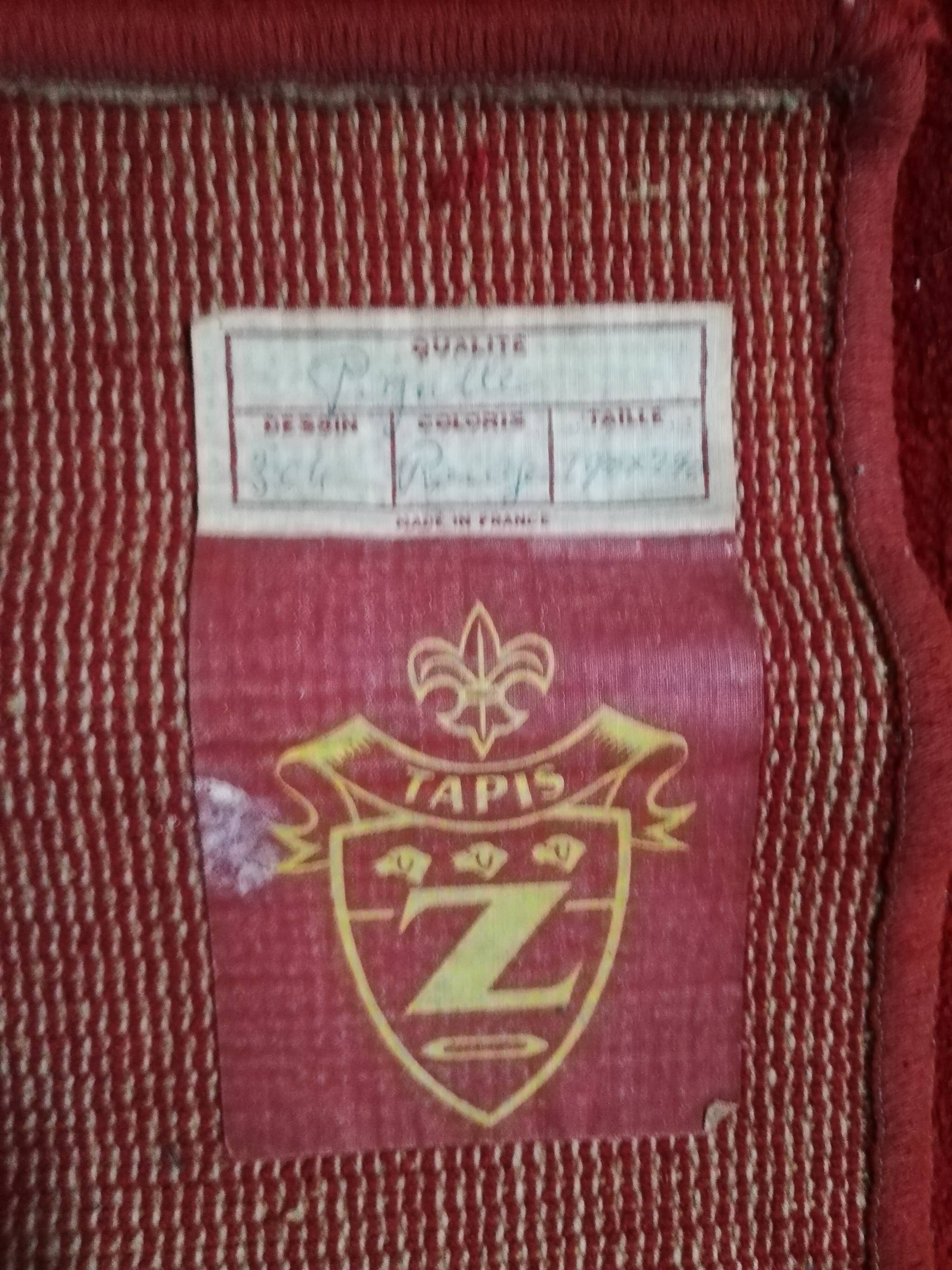 Abstract rug France 1950