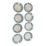 Set of 8 plates