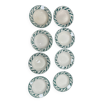 Lot de 8 assiettes