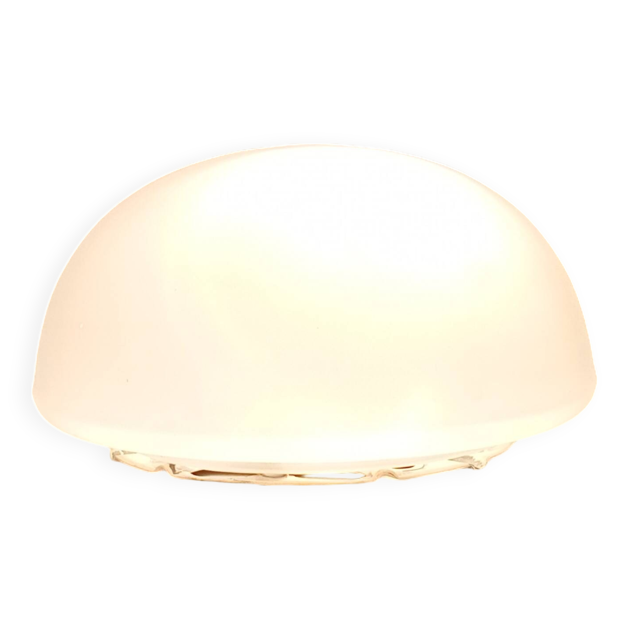 Vintage 60s ceiling light in milky white opaline