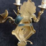 Rare wall sconce in bronze, Empire style, swan.