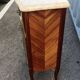 Dresser chiffon marquetry style louis xv marble top