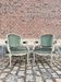 Pair Of Louis XV Style Lacquered Wood Armchairs XIX Eme Century