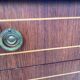 Louis XVI Empire style chest of drawers in solid teak wood with 4 drawers