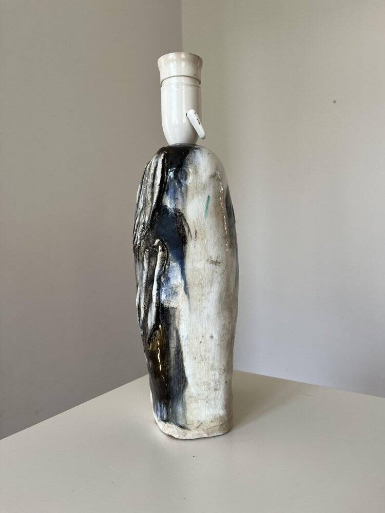 Table lamp by Jeppe Hagedorn-Olsen, denmark, studio pottery, 1960s