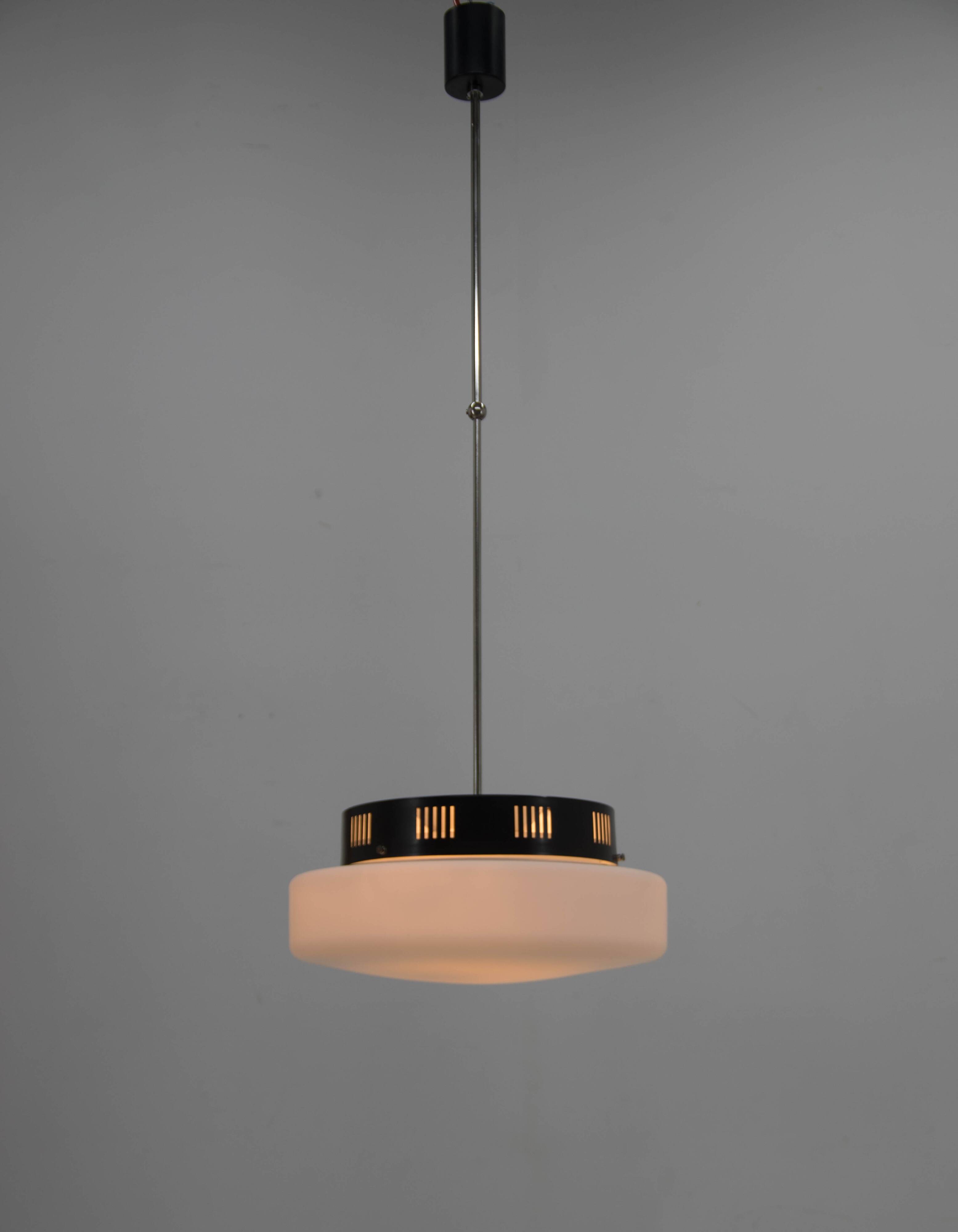 Space Age UFO Chandelier with Adjustable Height, 1960s