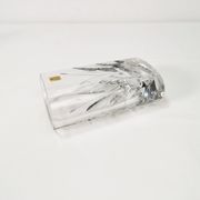 Vase ovale en cristal, Bleikristal, Allemagne, années 1960