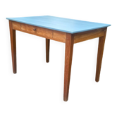 Petite table de ferme ou bureau vintage 1940