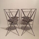 Yamakado, 4 Cinderella folding chairs, design 1987