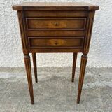 Pair of Louis XVI style bedside tables