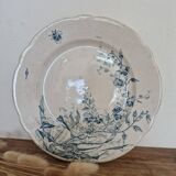 Tart holder cakes display compotier porcelain earthenware Lunéville