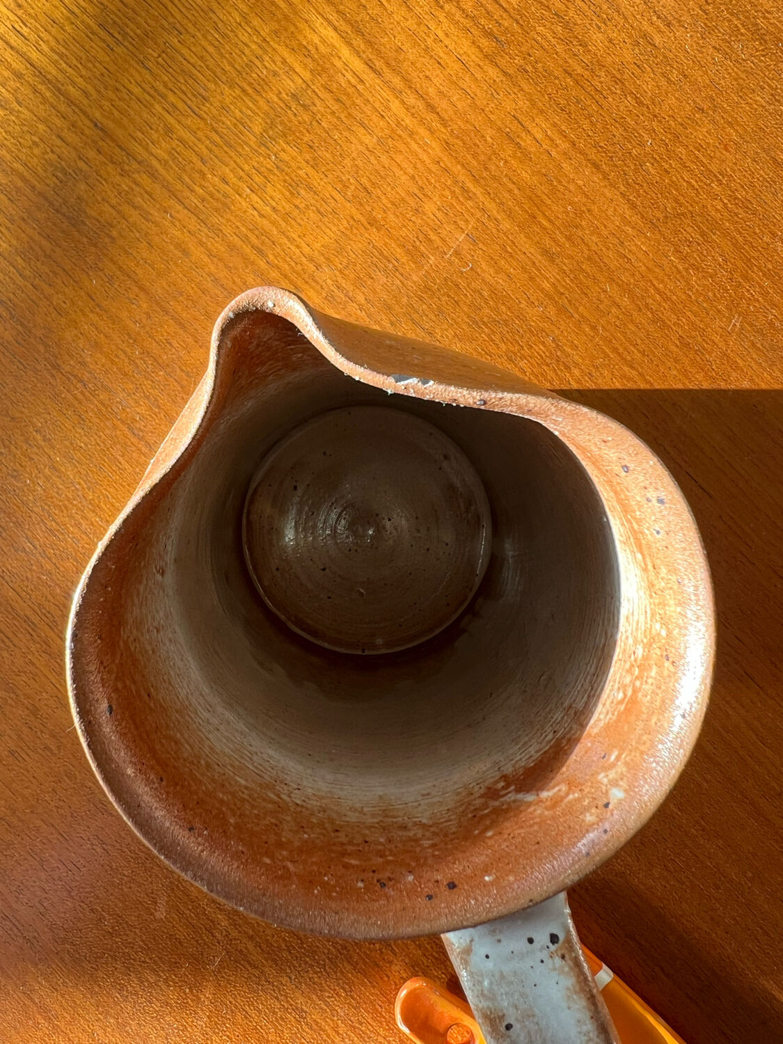 Handmade earthen pottery jug jug