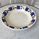 Hollow dish / salad bowl badonviller with geometric patterns 30s