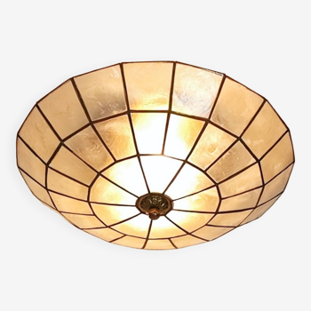 Mother-of-pearl ceiling/wall light
