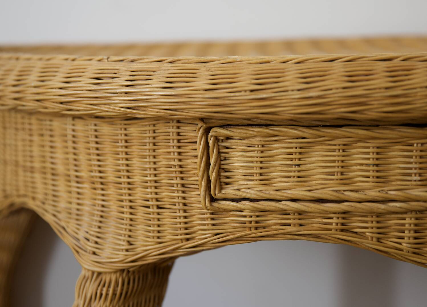 rattan console