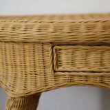 rattan console