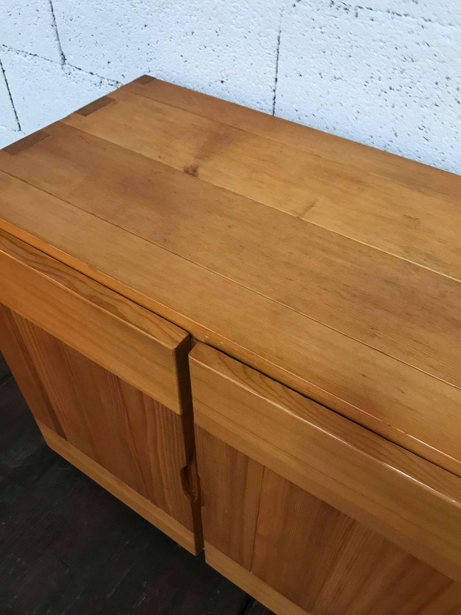 Vintage sideboard by Roland Haeusler for Maison Regain, 1980s