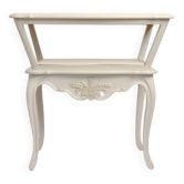 Caldas small renovated wooden table