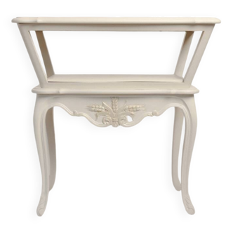 Caldas small renovated wooden table