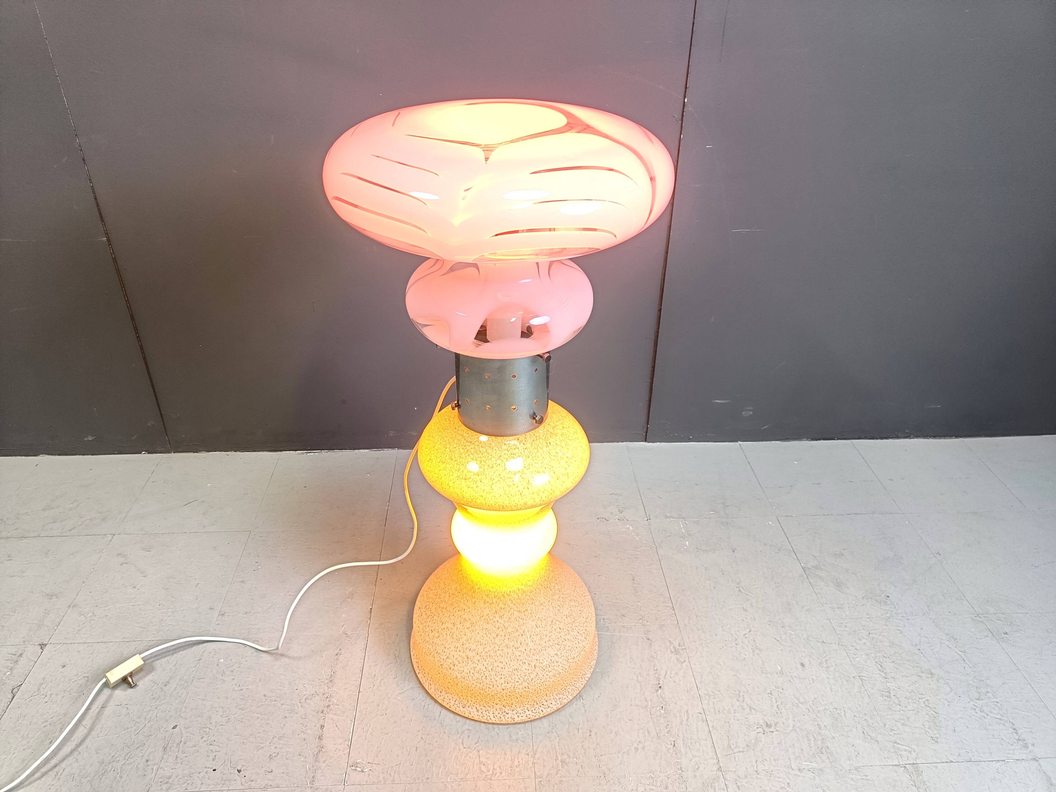 Vintage floor lamp by Mazzega, 1960s
