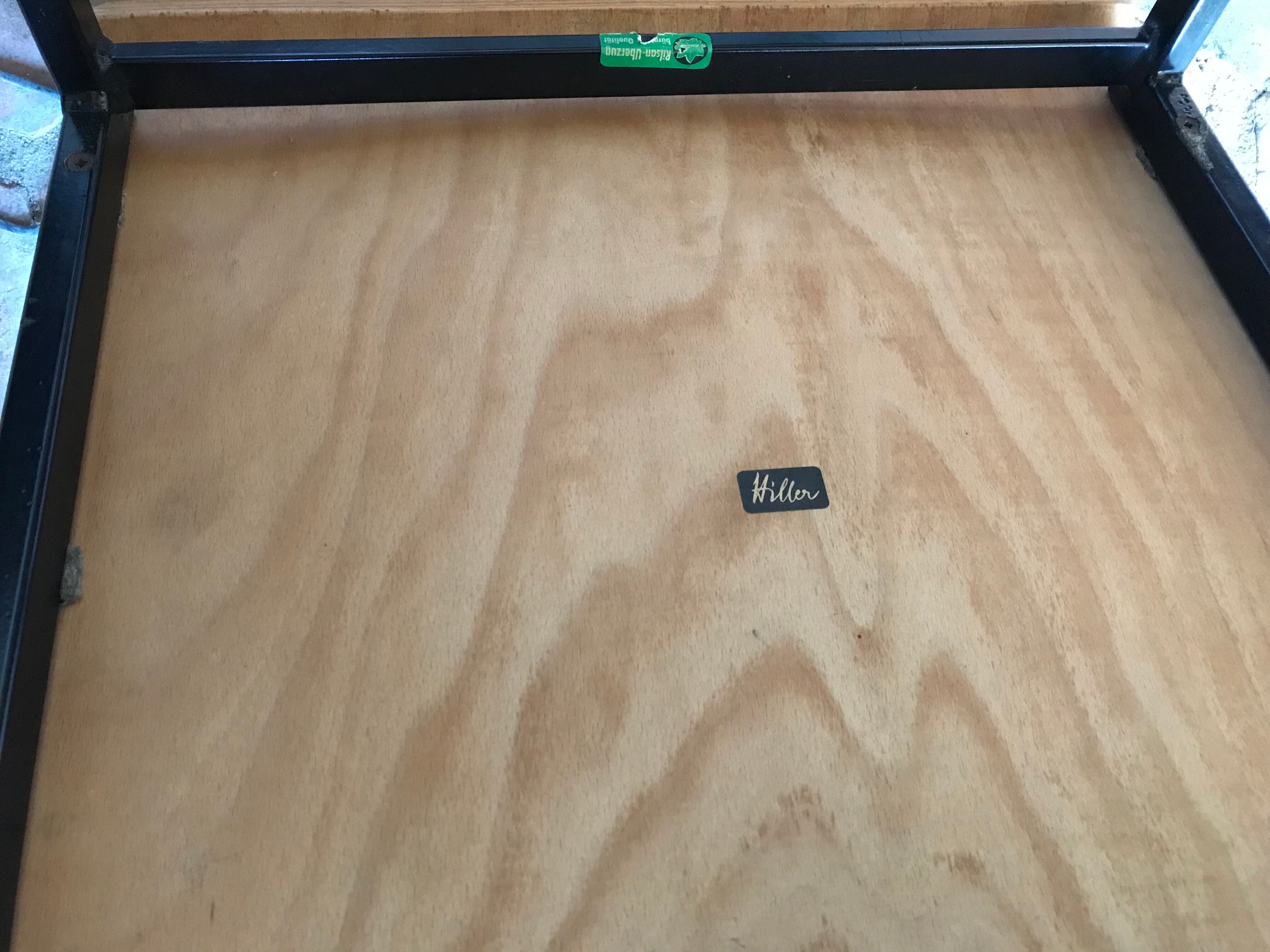 Set of 4 vintage chairs Hiller 1980's