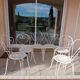 Garden furniture year 50 in white wrought iron
