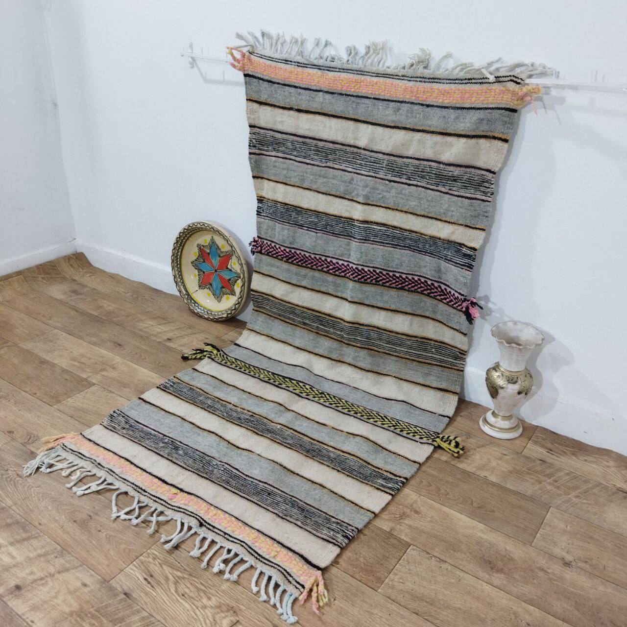 Handcrafted Moroccan Berber Rug 183 X 88CM