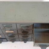 Metal workshop cabinet with 20 drawers, width 69 cm