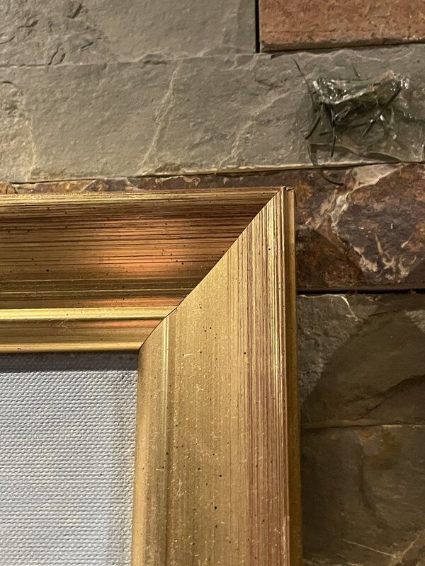 Duo paintings in oil on canvas