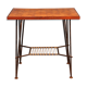 Serving table metal & wood 1950