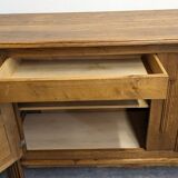 Brutalist oak sideboard by Joseph Savina circa 1950