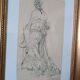 Ink painting on paper Pio Joris (Rome, June 8, 1843 – Rome, March 6, 1921)