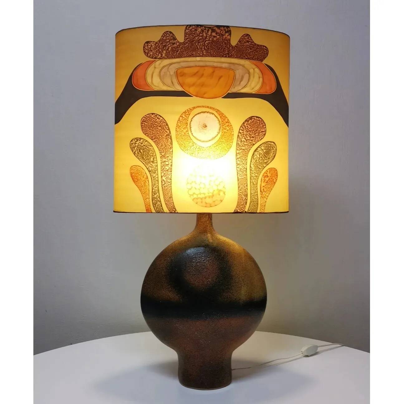 Ceramic lamp by Anne and Pierre Roset, 1980