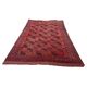 Antique Turkmen Ersari hand-knotted wool carpet 1920s