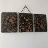 Barber vintage mirror 1930 - 28x69cm