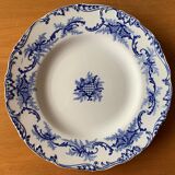 6 assiettes en faïence de B W M & Co