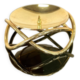 Glow candlestick by Georg Jensen in gold