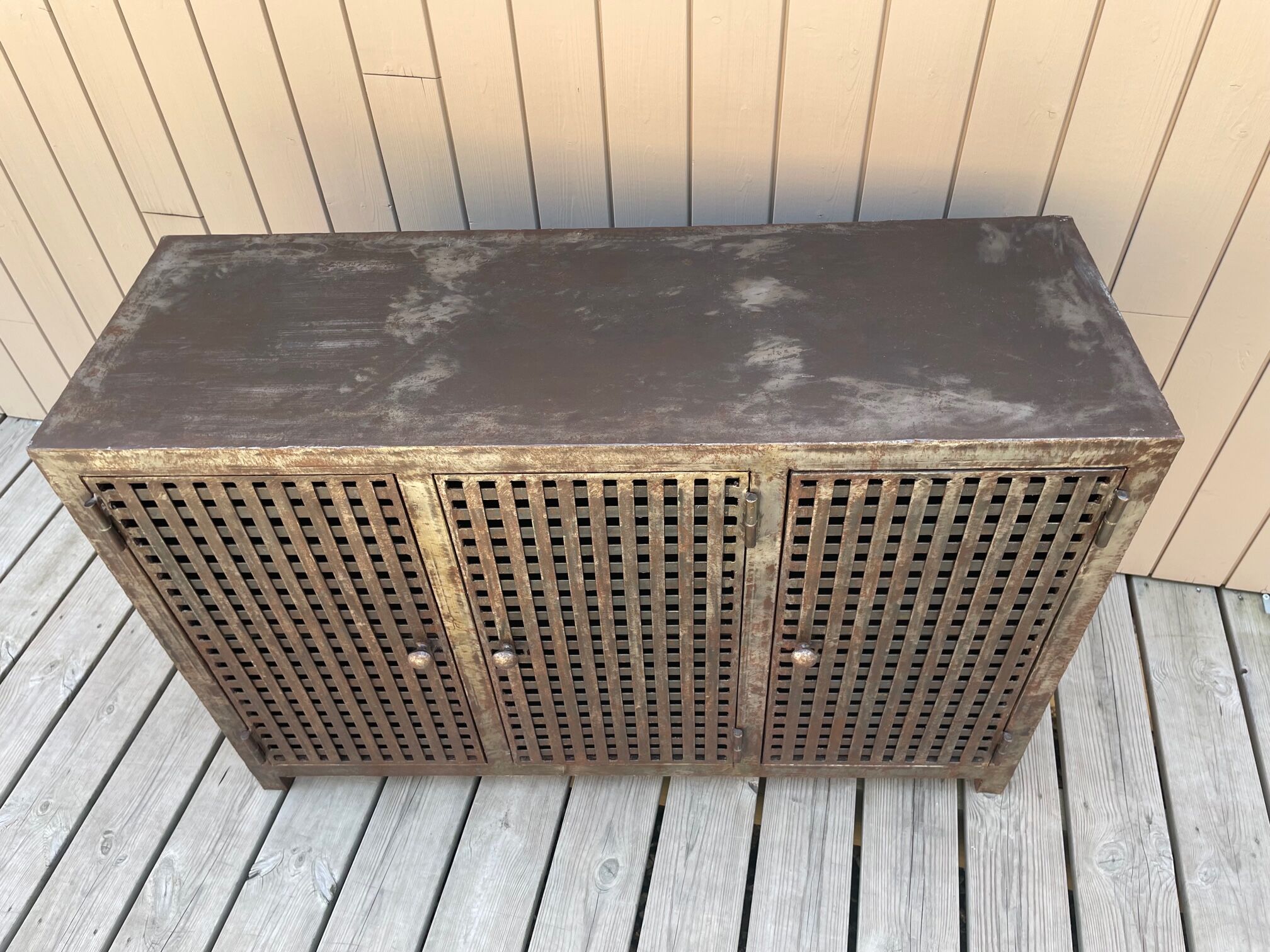 Metal sideboard