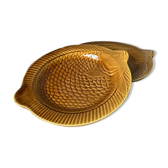 Assiettes à poisson Sarreguemines