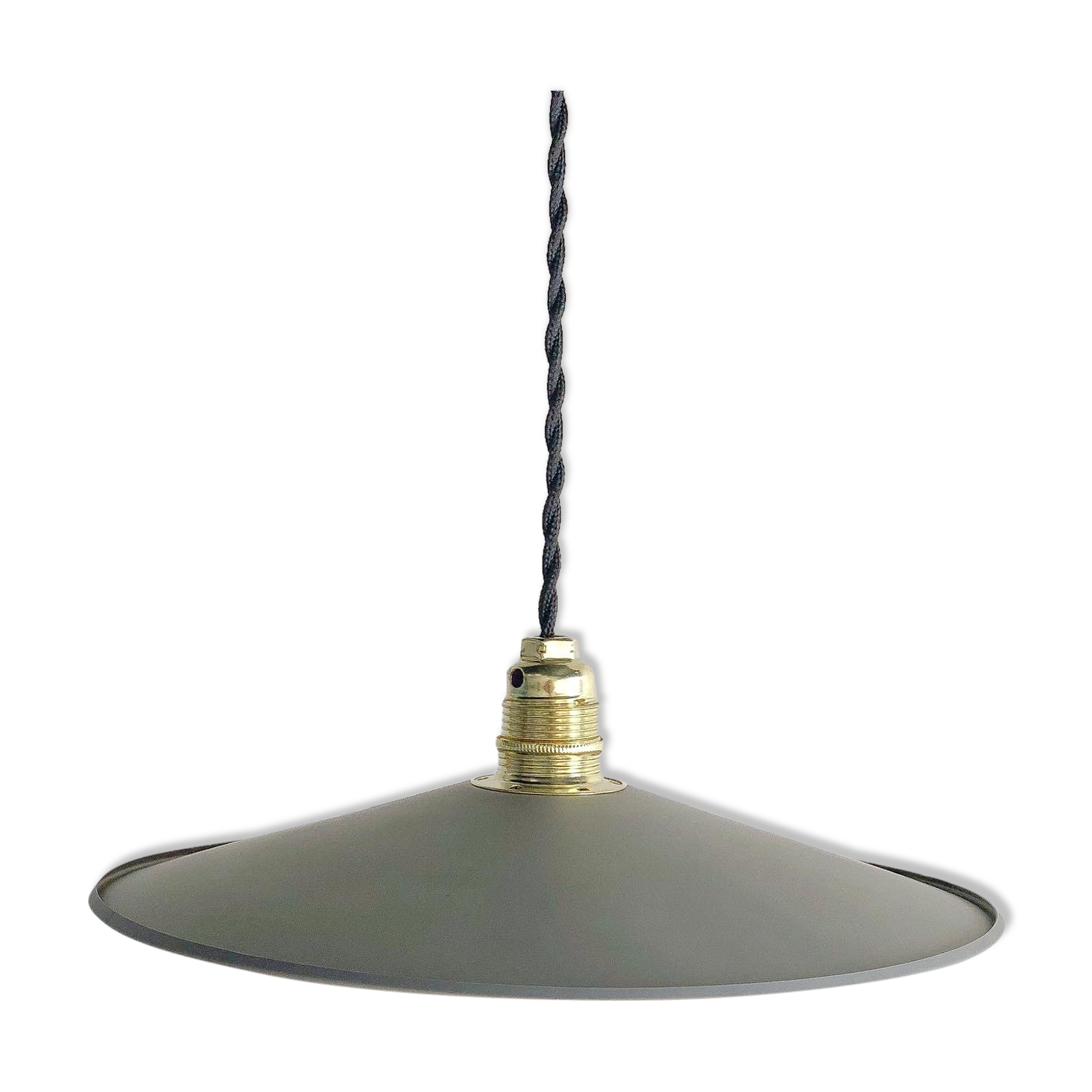 Grey military suspension lamp