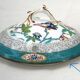 Minton porcelain sugar bowl, decor 3084 Cuckoo, blue cuckoo, excellent condition.