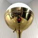 Vereinigte Werkstätten München brass & glass globe floor lamp 1960’s