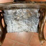 African tribal ensemble of 4 pieces of furniture for dignitaries of the Kingdom of Dahomey, Benin.