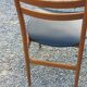 Set of 4 Scandinavian-style teak chairs from the 1970s.