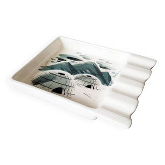 Sascha B. - Vintage ceramic ashtray igloo decor 1950-1960