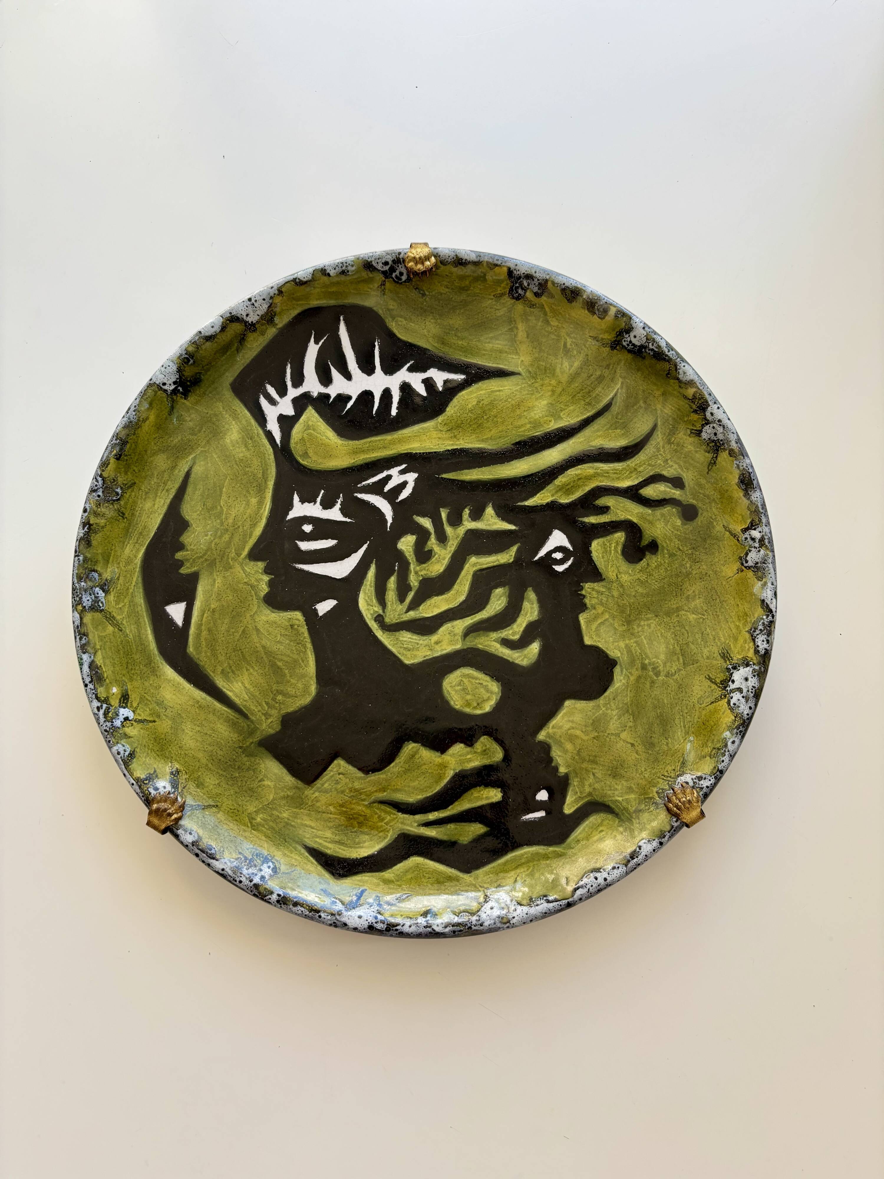 Assiette Jean Lurçat – Saint-Vicens Perpignan – Numérotée 9/100