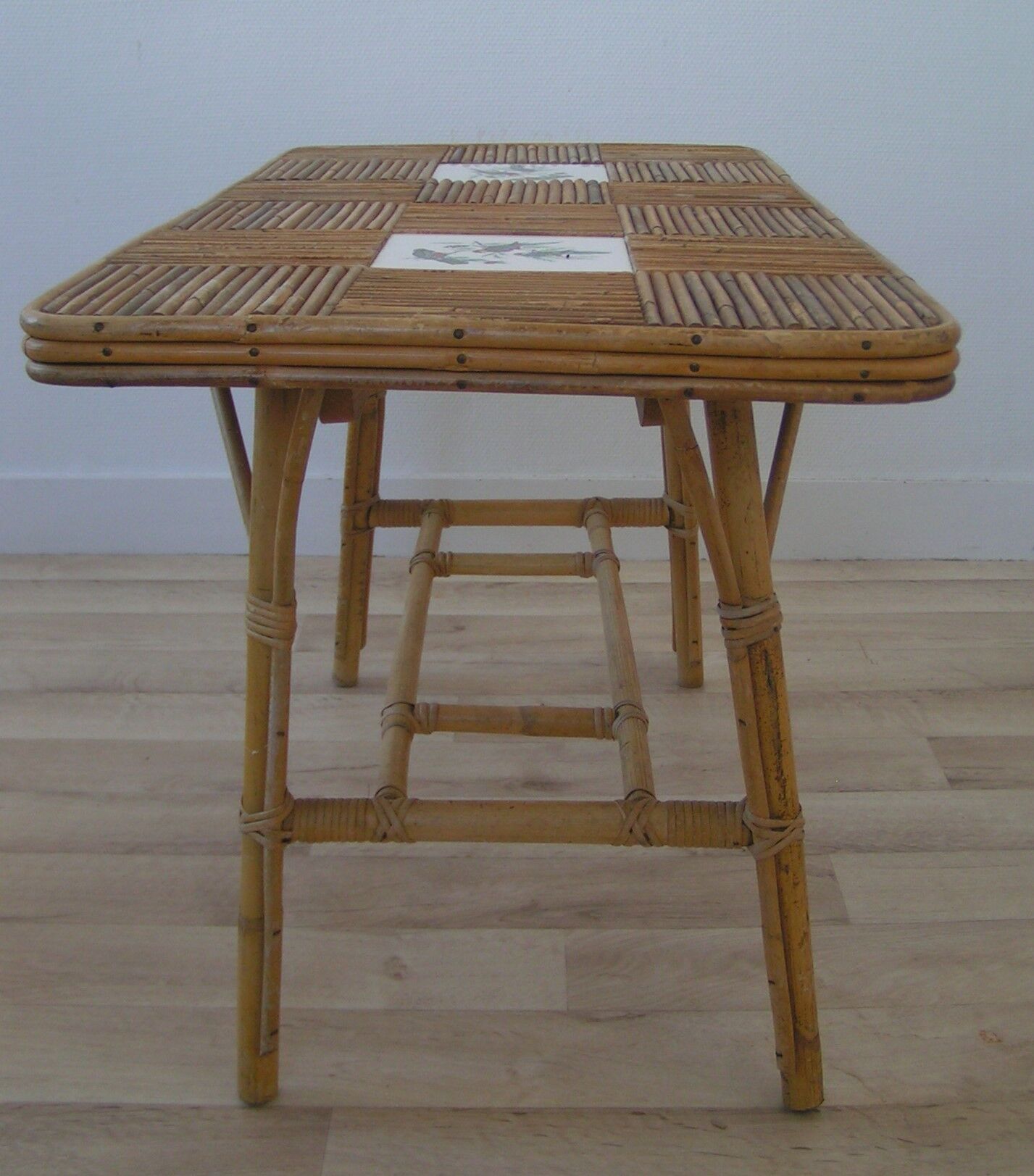 Rattan coffee table