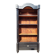 Monumental library with black two-tone oak.