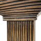 Colonne en rotin vintage bambou pilier années 70 rattan mcguire